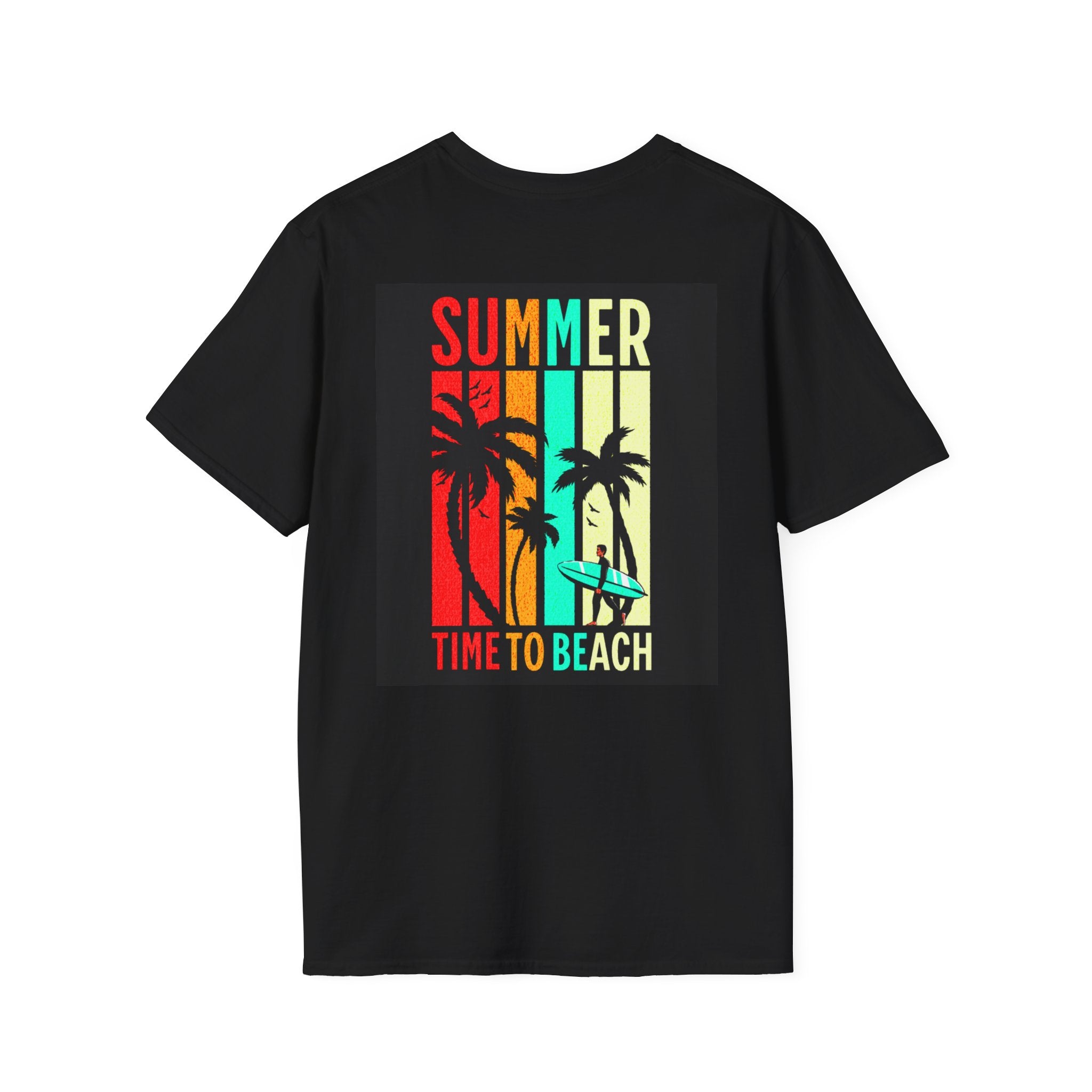 Summer Vibes Graphic Tee, Beach Shirt, Tropical T-Shirt, Unisex Summer Top, Vacation Apparel, Gift for Beach Lovers