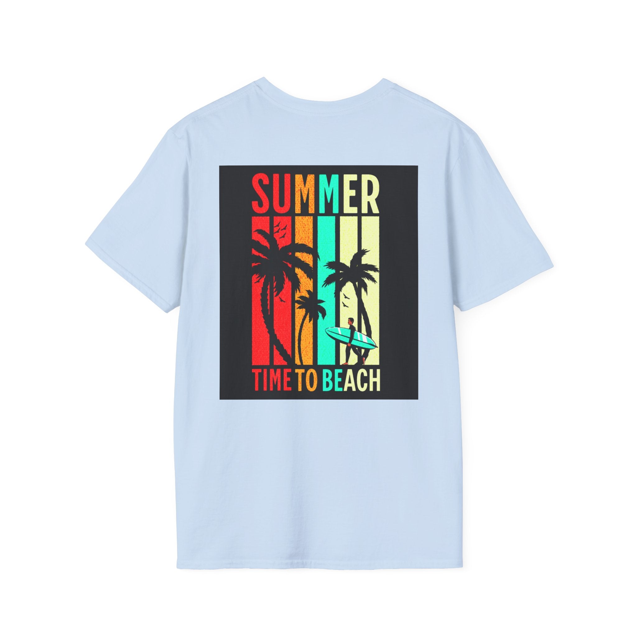 Summer Vibes Graphic Tee, Beach Shirt, Tropical T-Shirt, Unisex Summer Top, Vacation Apparel, Gift for Beach Lovers